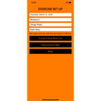 X3 Workout Tracker Mobile App