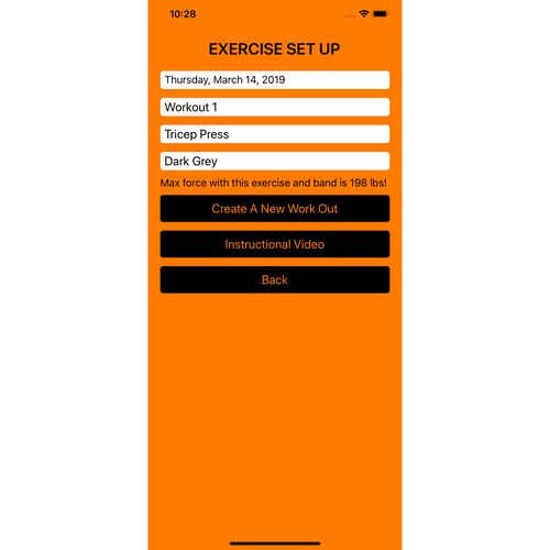 X3 Workout Tracker Mobile App